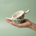Green Ceramic Dip Bowls for Sauce and Appetizers, Pack of 2, Microwave Safe Small Serving Dishes
