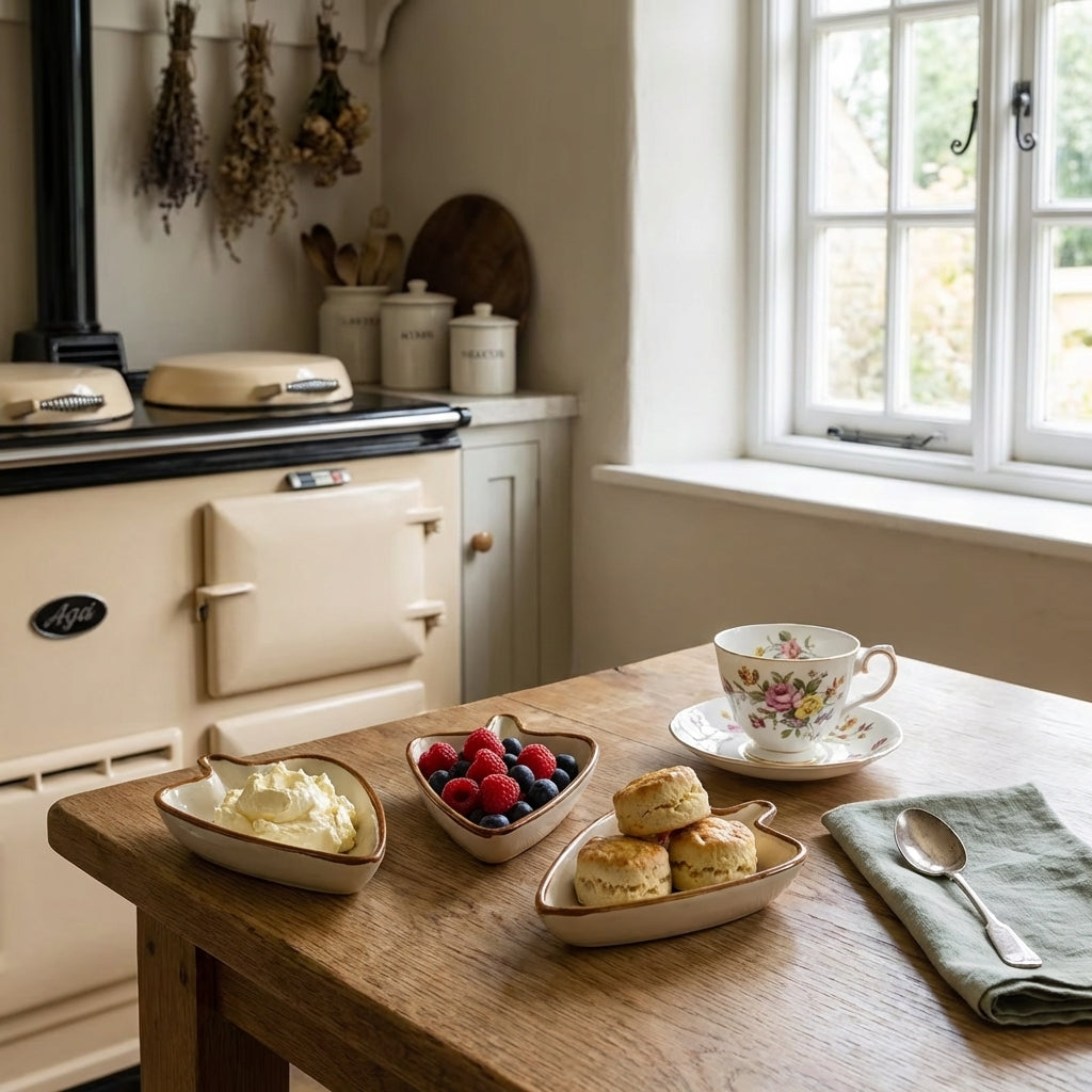 Handcrafted Ceramic Serving Dishes, Pack of 3, Heirloom Style