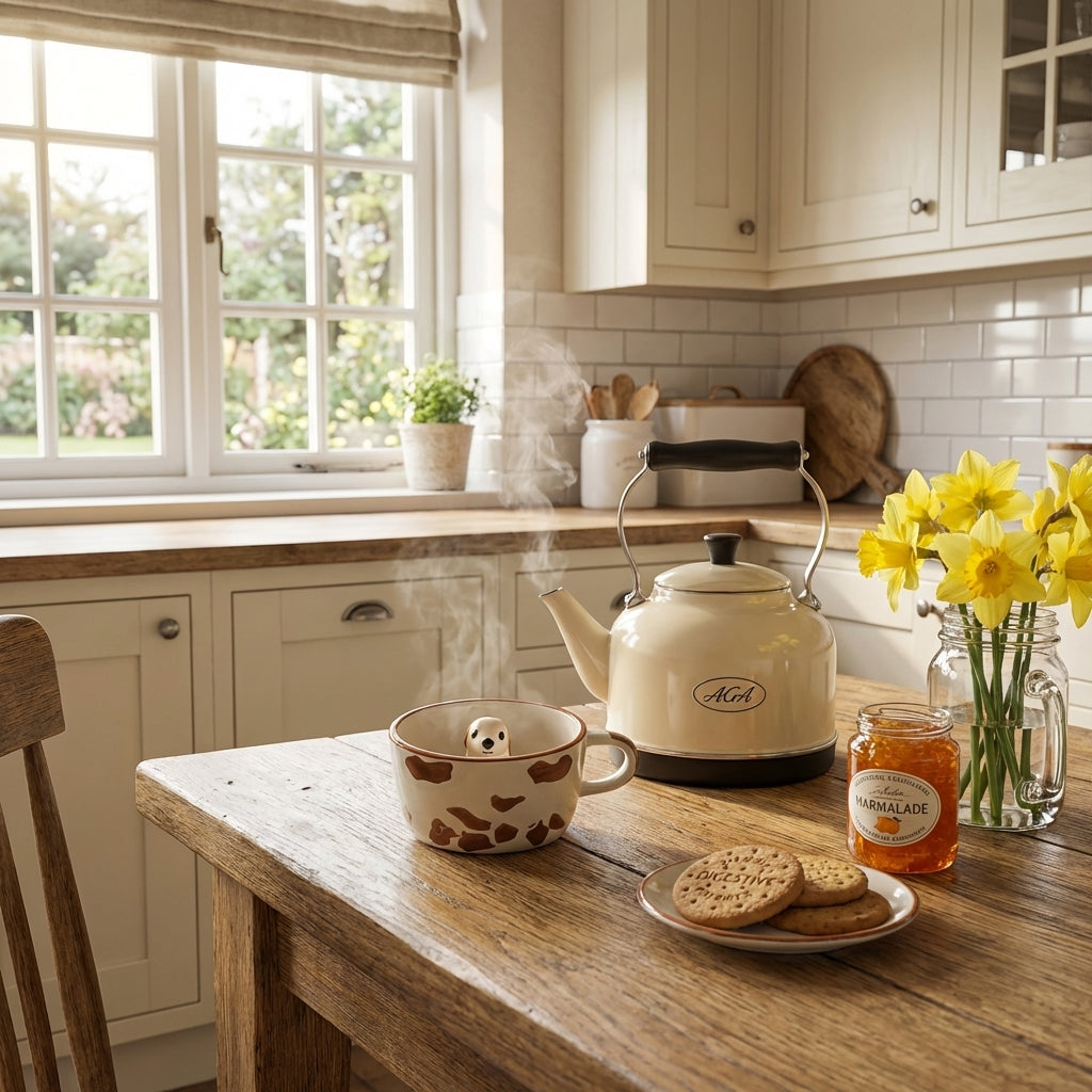 3D Puppy Ceramic Coffee Mug, Pack of 1, Brown White Paw Print