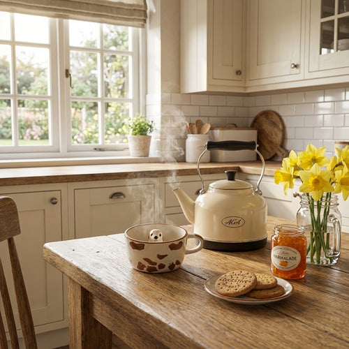 3D Puppy Ceramic Coffee Mug, Pack of 1, Brown White Paw Print