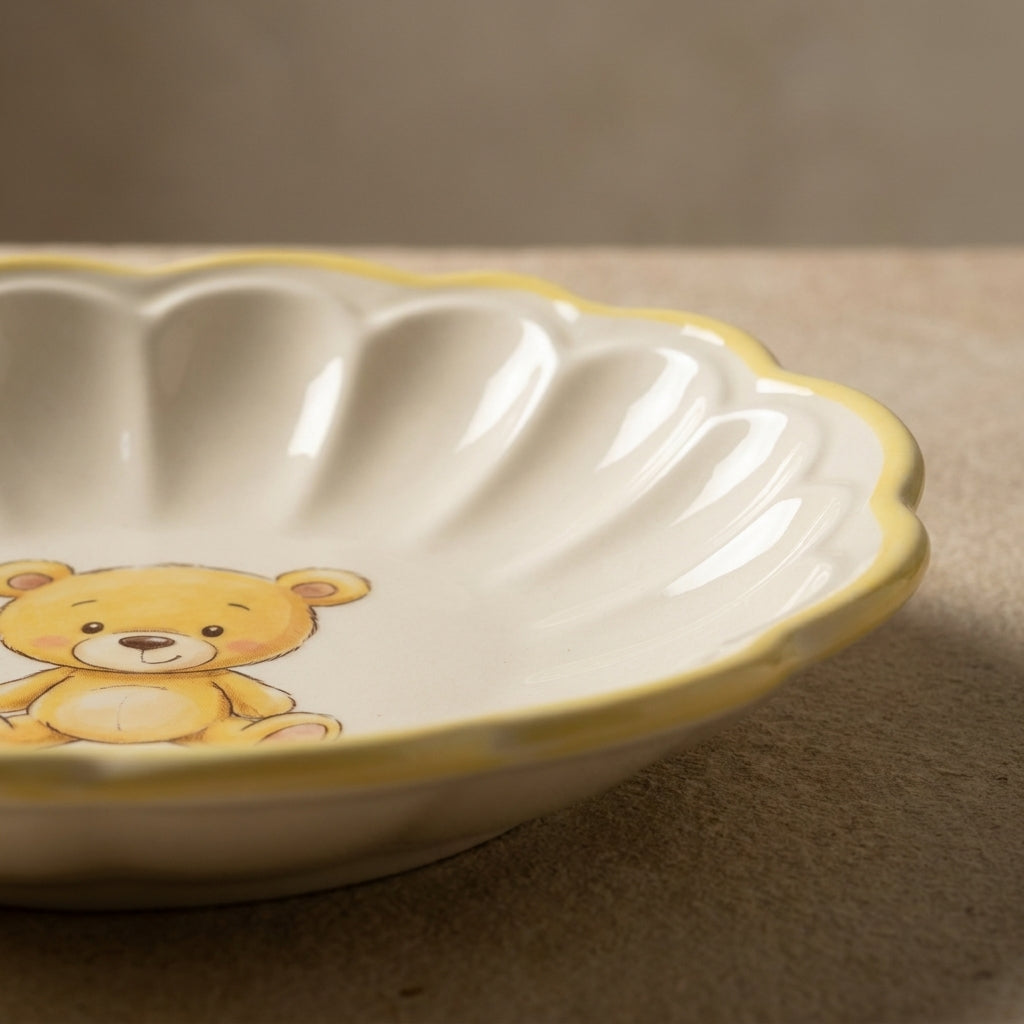 Ceramic Mini Dip Bowls Set, Pack of 6, Cute Cartoon Design
